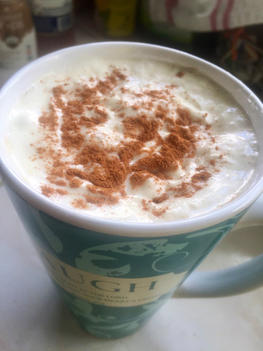 Sometimes you just need a homemade pick-me-up #coconutlatte