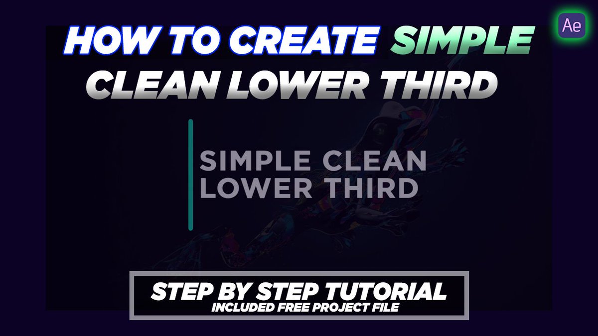 mrzahi1's tweet image. Check out this new video : youtu.be/OITlCkImi50
With Free Project File.

#aftereffects  #lowerthid #freeproject #tutorial