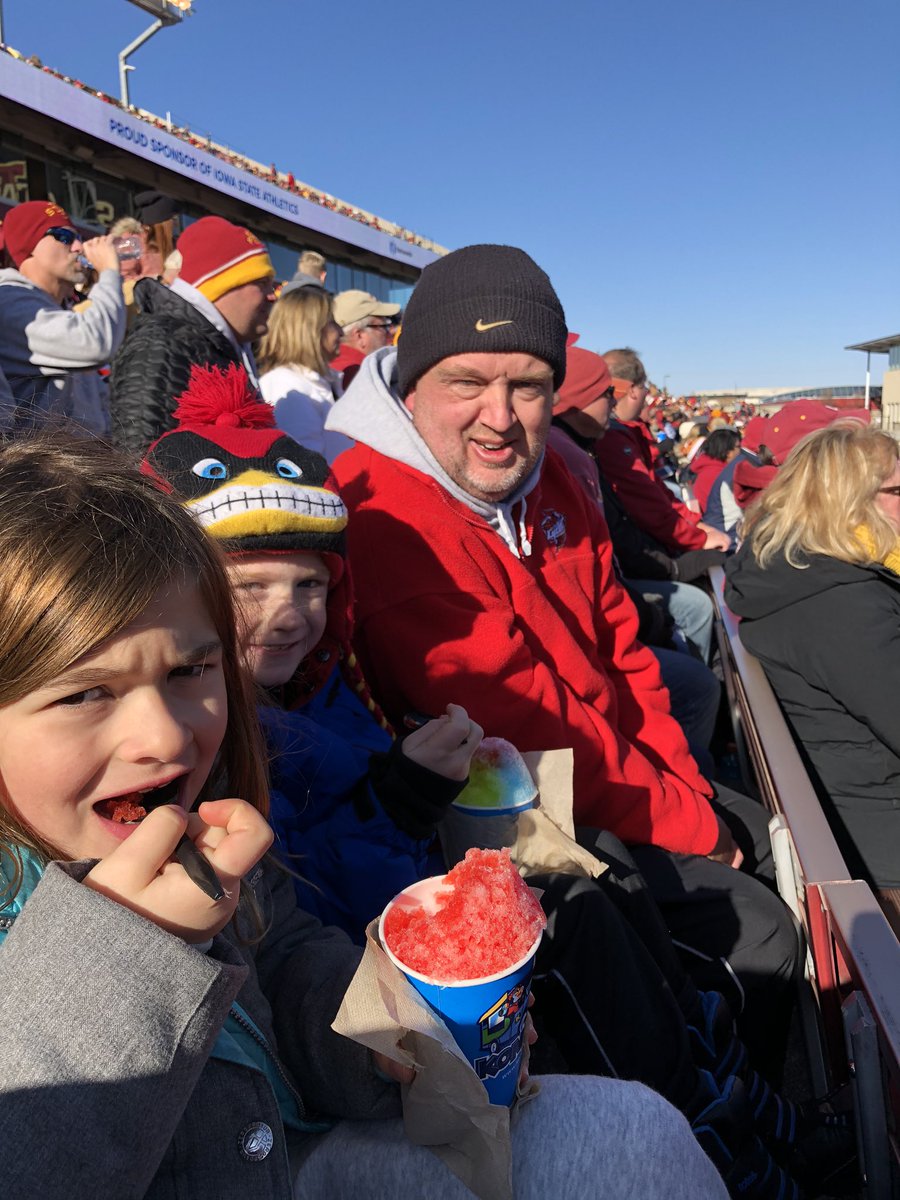 froman87's tweet photo. Too cold for a snow cone?! #cyclONEnation https://t.co/pUlYFEZv6F