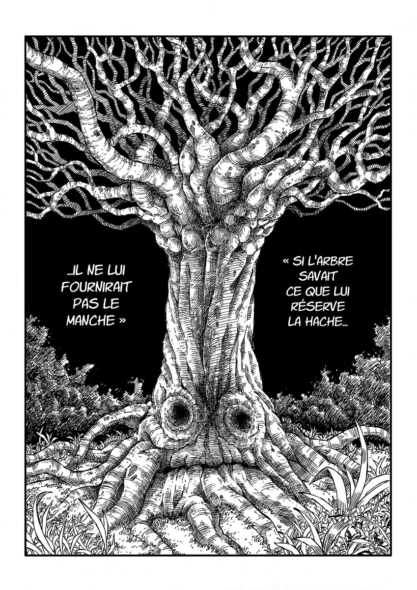 C'était sensé être un dessin banal, mais c'est devenu la première page de mon projet.