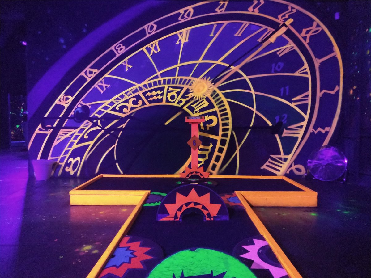 jedcole's tweet photo. #cessawidepride drew to a close with like-minded unconferences and emotional family groups before students headed out to have fun exploring Prague #blacklightminigolf https://t.co/9oiRrCPGJb