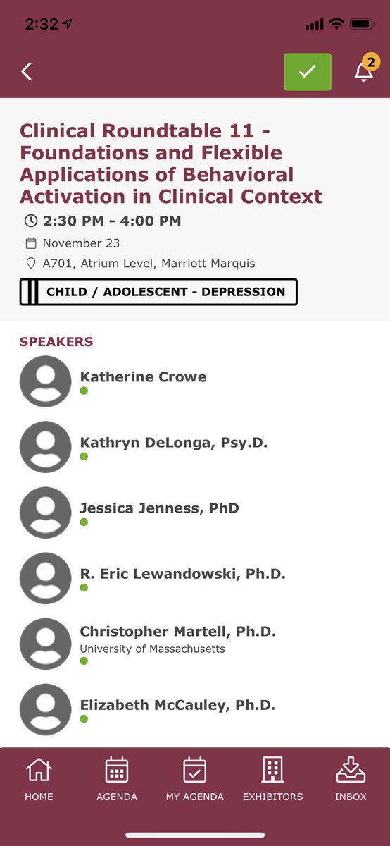 Brian C. Chu (@drbrianchu) on Twitter photo CBT effects for adolescent depression have been “most disappointing” j Weisz via Liz Mcauley. So what next? Could BA be an answer? #ABCT2019 <a href="/ABCTNOW/">Association for Behavioral and Cognitive Therapies</a> CBT effects for adolescent depression have been “most disappointing” j Weisz via Liz Mcauley. So what next? Could BA be an answer? #ABCT2019 <a href="/ABCTNOW/">Association for Behavioral and Cognitive Therapies</a>