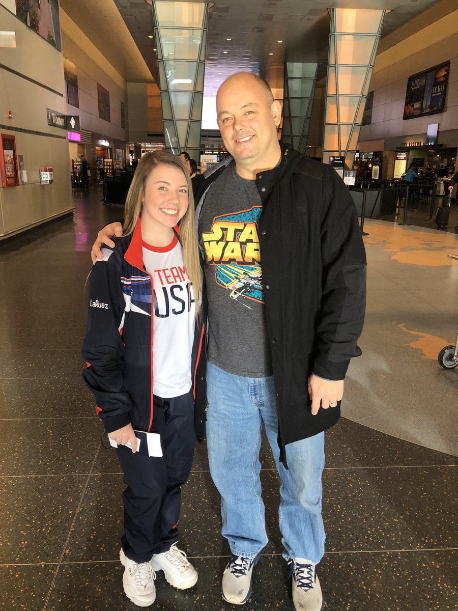 LaLaRuez's tweet photo. Let’s go USA! They’re on their way!!! #goingforgold #atc #teamusa https://t.co/bVv6EJwBYY