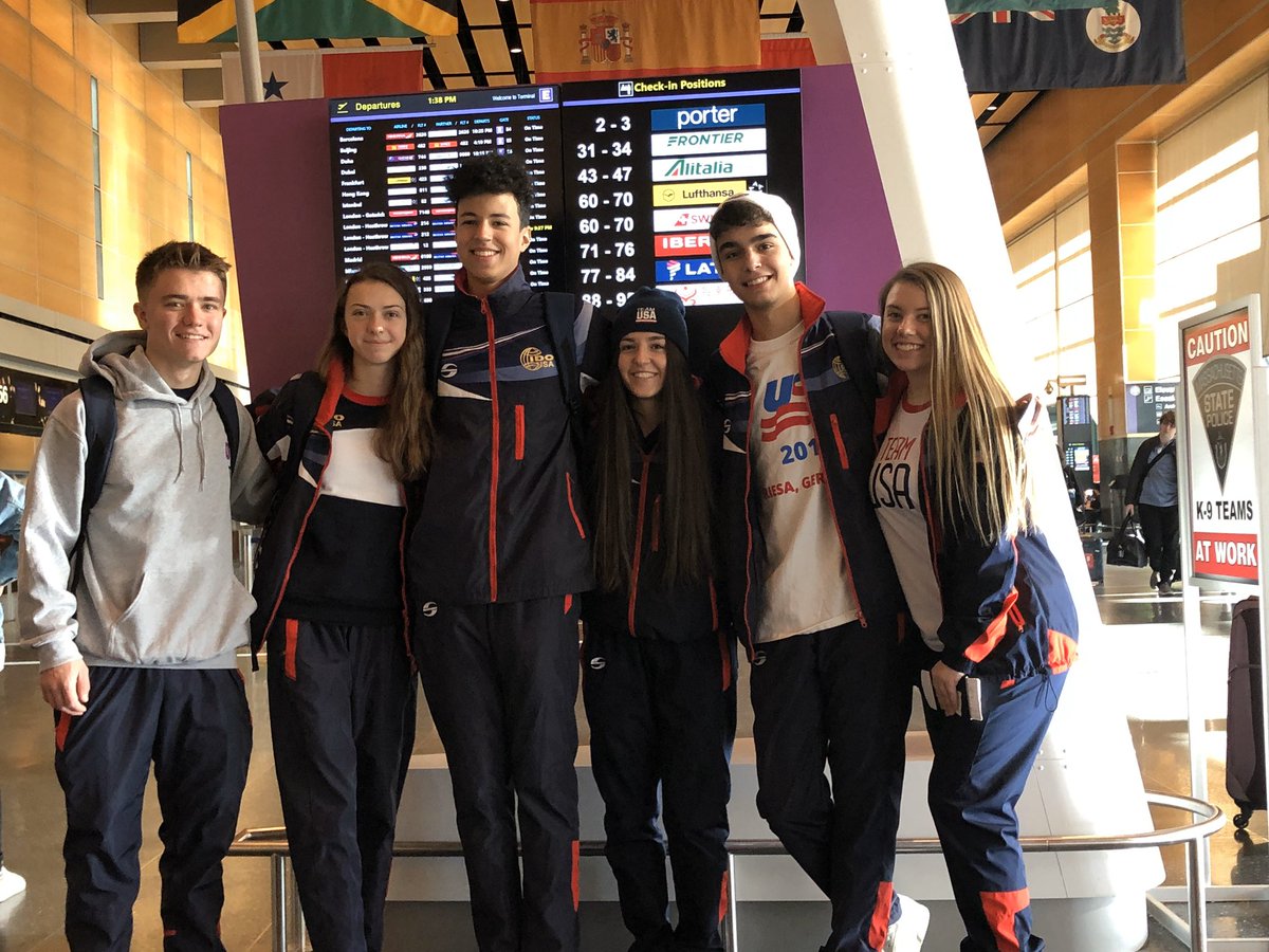 LaLaRuez's tweet photo. Let’s go USA! They’re on their way!!! #goingforgold #atc #teamusa https://t.co/bVv6EJwBYY
