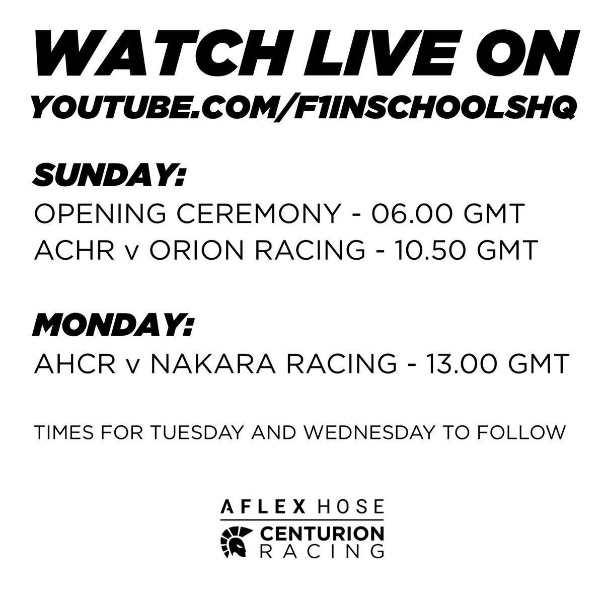 Aflex Hose Centurion Racing tweet media