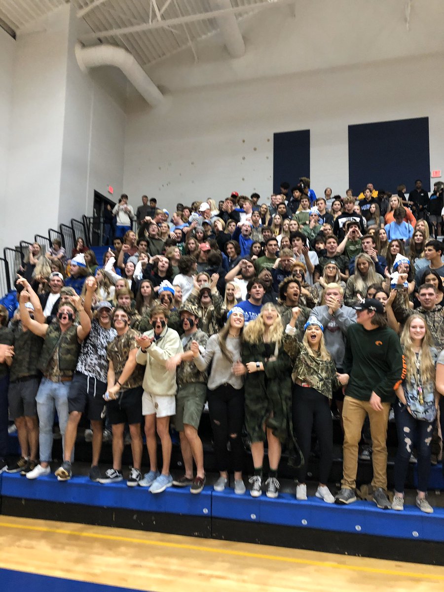 LKNAthletics's tweet photo. Student Section was off the hook in the victory over South. https://t.co/NOp60ZqG9o