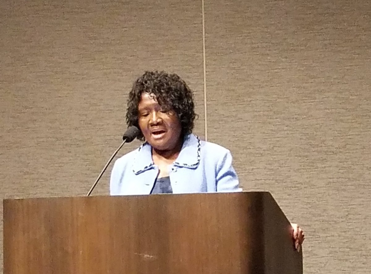 AdventistThe's tweet photo. Listening to Dr. Ella Simmons preaching at #ASRS2019 , asking #adventist scholars "What difference does it make?" https://t.co/i0IGgHEdmz