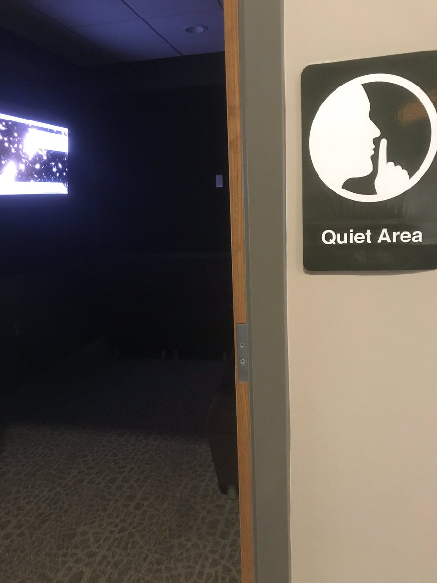 There were also dedicated quiet areas, one nature based, one in a dark room with soothing music. And they host sensory friendly visits and have sensory backpacks for anyone who wants one. In the nature room there was an awesome exhibit on making your backyard more eco-friendly. – at  Robinson Nature Center