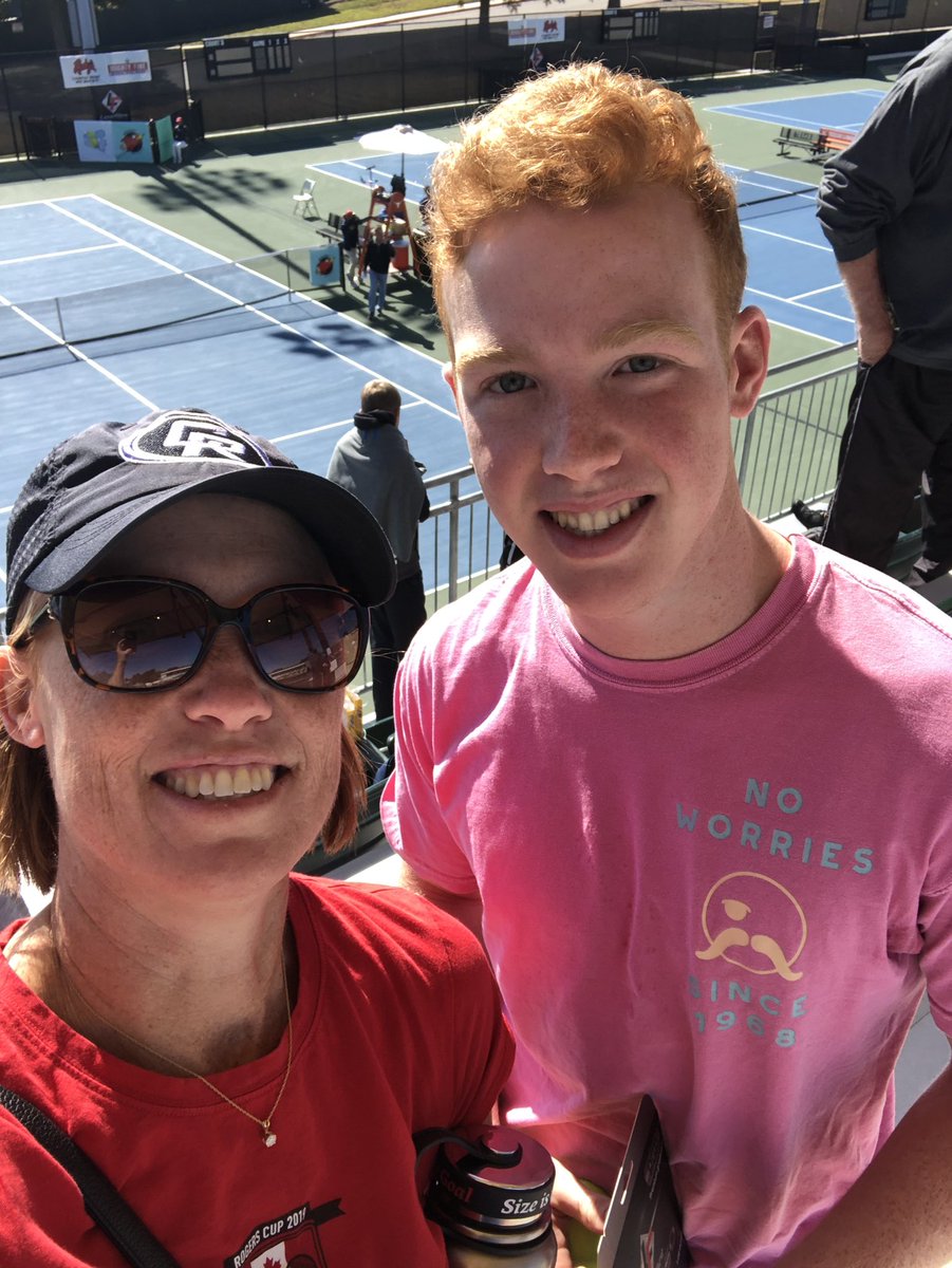 BoosterCr's tweet photo. Had a great time watching amazing tennis @dropshotllc Men’s Pro Circuit event at UT.  Andy even won some strings!  @CRHSTennis @laserfibre https://t.co/szwpVkvG94