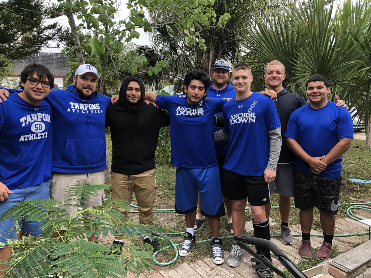 We were out delivering turkeys this morning to some great people in our community. Tarpons giving back for Thanksgiving. We are building something special here in all phases. Great day today!