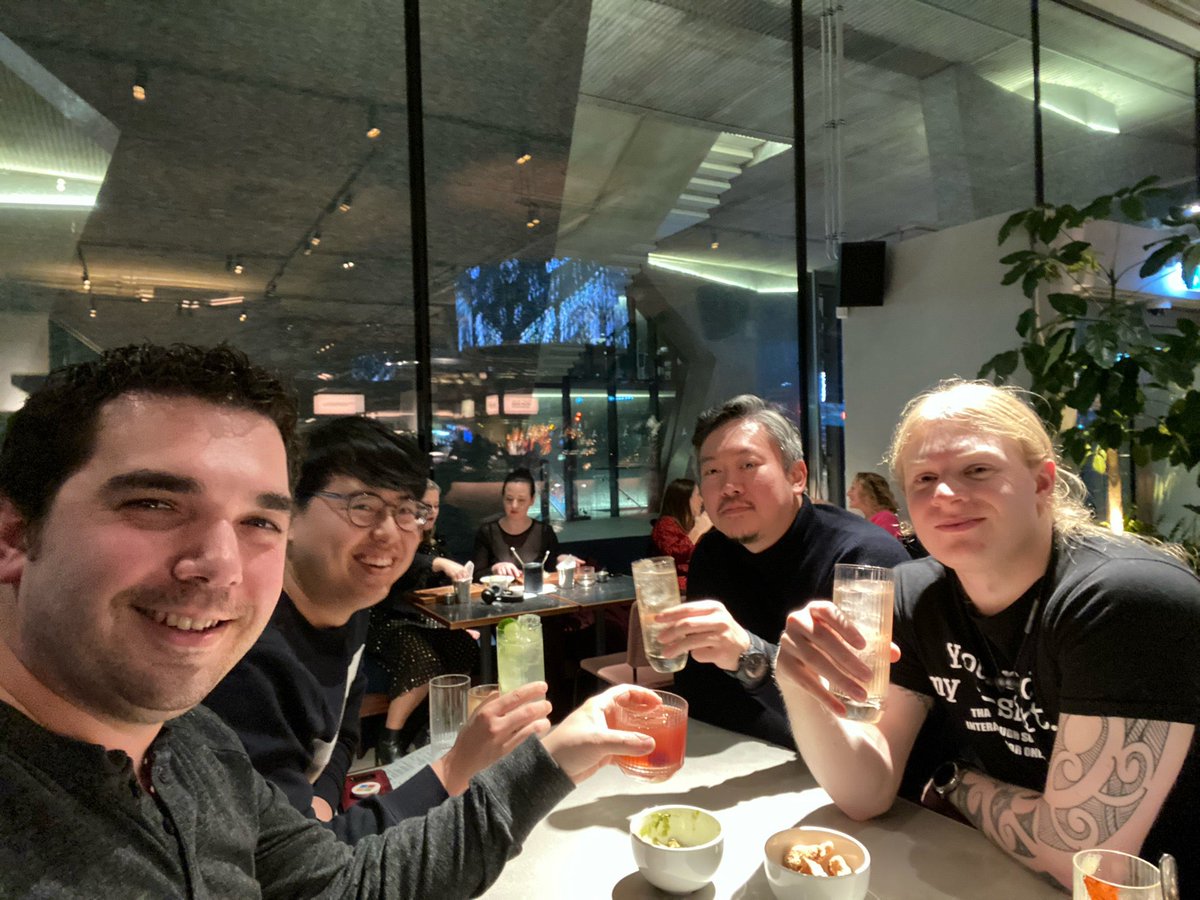 alonorbach's tweet photo. Post-leaving #GalaxyGameDev drinks! (@ Arcade Food Theatre in London, England) https://t.co/jjxD1tLyBt https://t.co/cFoRhExWre