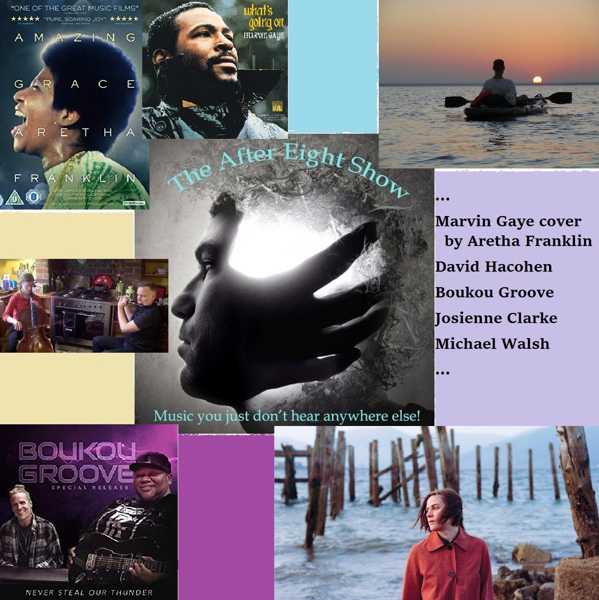 Tonight 8-10UK @CrowzoneRadio #music #NewMusic ... Marvin Gaye cover by @ArethaFranklin (from @AmazingGraceMov) David Hacohen @boukou_groove @josienneclarke Michael Walsh @trad_dad (+ @BustyMinefield @BryonyGriffith @kepajunkera @lizhankscello) ... 
crowzone.co.uk