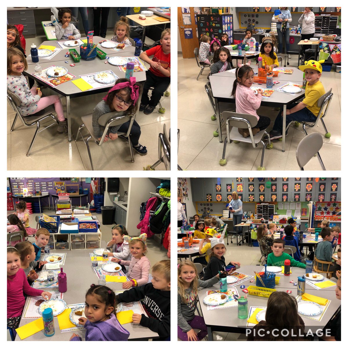 VFKindergarten's tweet photo. Feastin’ with @FogleCheri 
#Friendsgiving #lovebreedslove #Kindergartenkindness https://t.co/FbX4rSpSDV