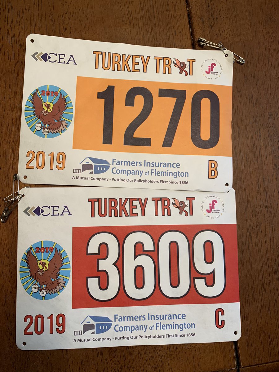 Turkey Trot ready.... see you Thursday! #fitleaders #cea #flemington