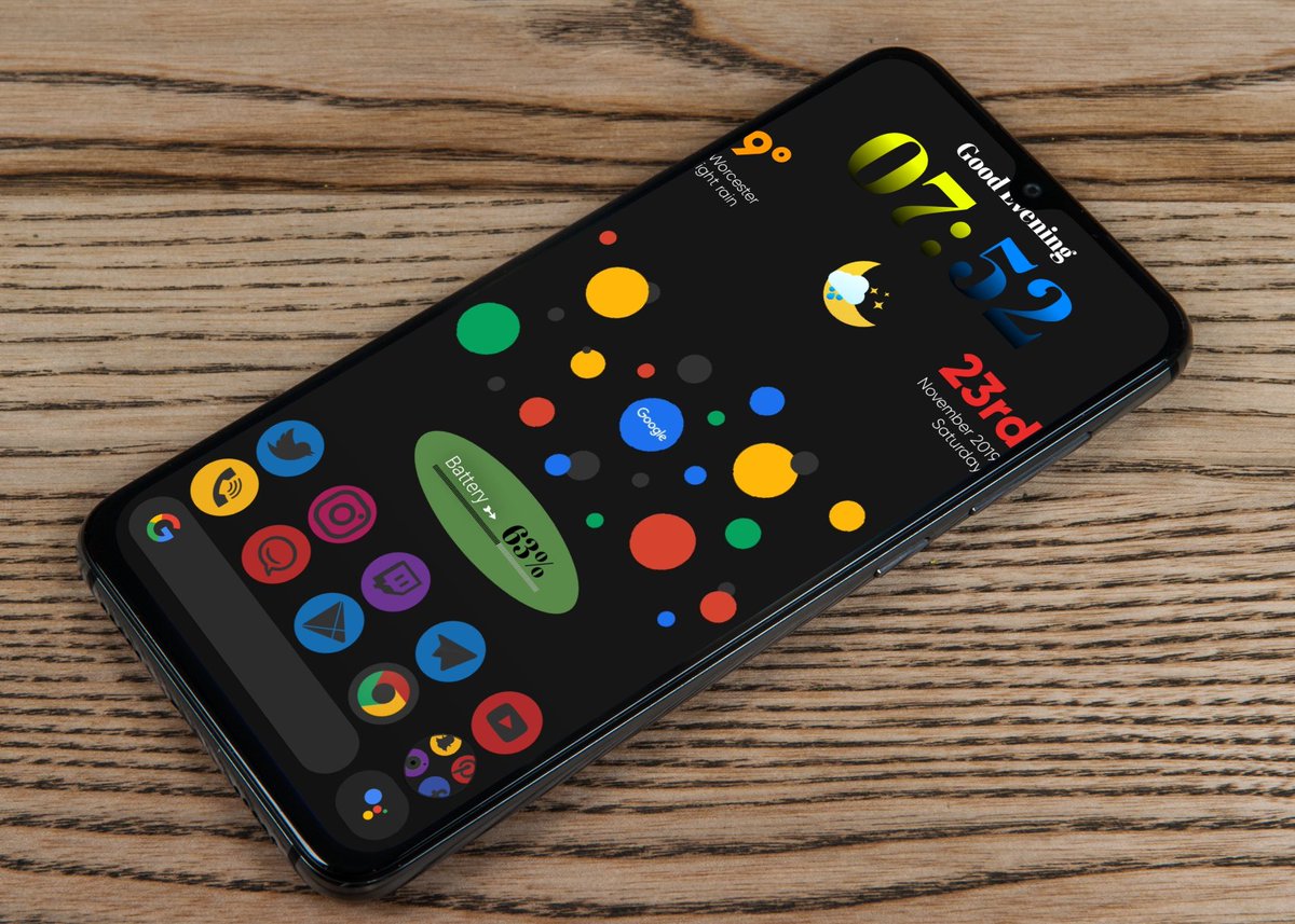 CUSTOMIZALIEN's tweet photo. 💥 #WeekEndSetup 💥

#Googlelicious

☟𝙇𝙖𝙪𝙣𝙘𝙝𝙚𝙧  ☟

lawnchair v2 - Beta

☟𝙄𝙘𝙤𝙣𝙯  ☟

Circo - Icon Pack 
by #Mookie

☟𝙒𝙖𝙡𝙡𝙥𝙖𝙥𝙚𝙧  ☟

@RindoneSaro

☟𝙆𝙬𝙜𝙩  ☟

One4KWGT Pro  (Beta)
By @CreativeStudio 14

Modified By me

#Android   
#homescreen #hishoot https://t.co/Q9wrFVH9mb