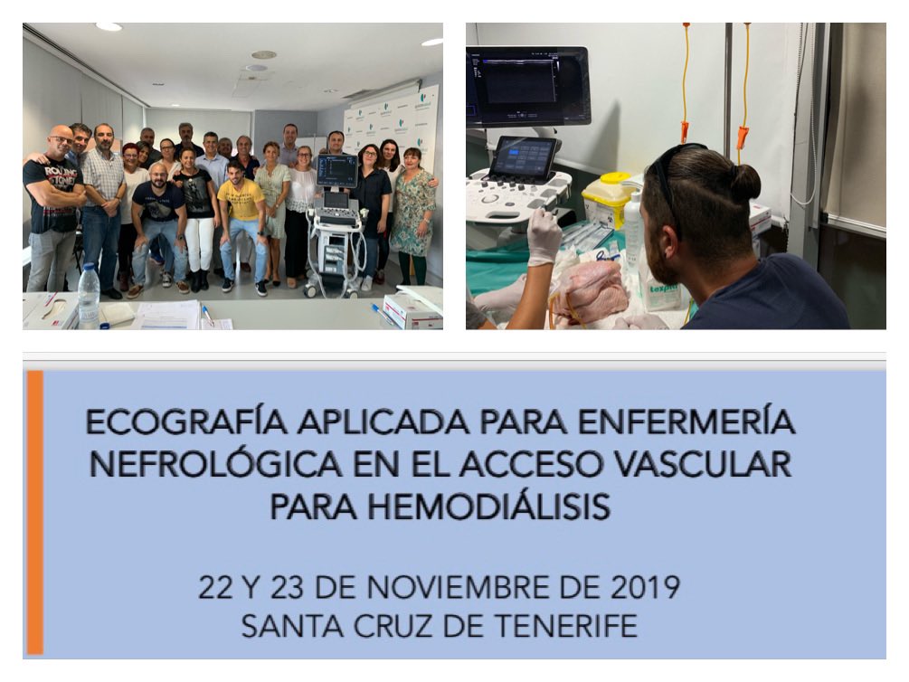 Gracias a @CarolRubiella @JoseIbeas1 @riglesias77 por compartir vuestra sabiduría con nosotros. No hubiese sido posible sin @EnfermeriaCN @quironsalud @socen y por supuesto a todos los compañeros de las islas vecinas por acompañarnos en esta aventura. #tenerife #elcomienzo