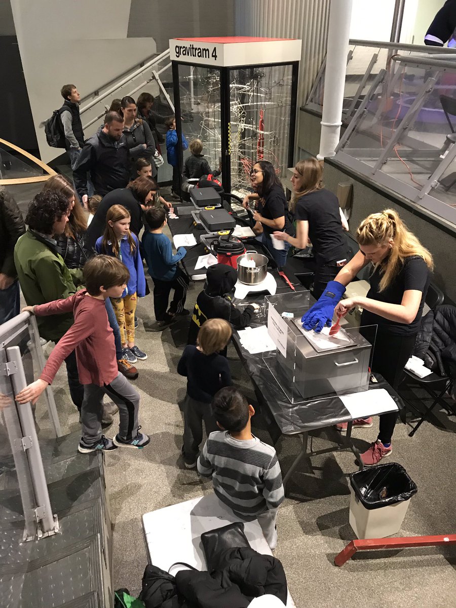 Well this is fun... thanks <a href="/KYScience/">Kentucky Science Center</a> for inviting us to your #maker day. Also a big shoutout to my awesome <a href="/firstbuild/">FirstBuild</a> teammates Laura, Katie, Brian, and Maitrayee! #stem