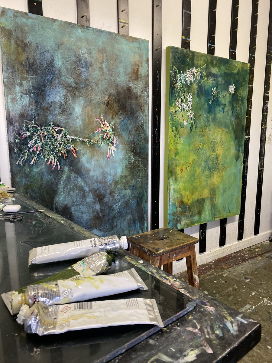 In my studio #oilpainting