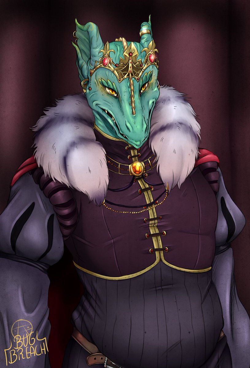 real_Bugbreach's tweet photo. Hello, it's my mistake, disgrace and absolute fool.

#earthdawn how am i supposed to tag this #ispentthreehoursonthisandimfullofhatred #tskrang #oc #originalcharacter https://t.co/viZhPvAXce