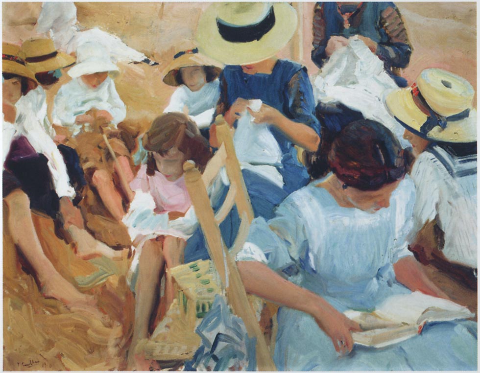 artist_sorolla's tweet photo. On the sands at Zarauz beach, 1910 #sorolla #joaquinsorolla https://t.co/tUqnGqWlLM