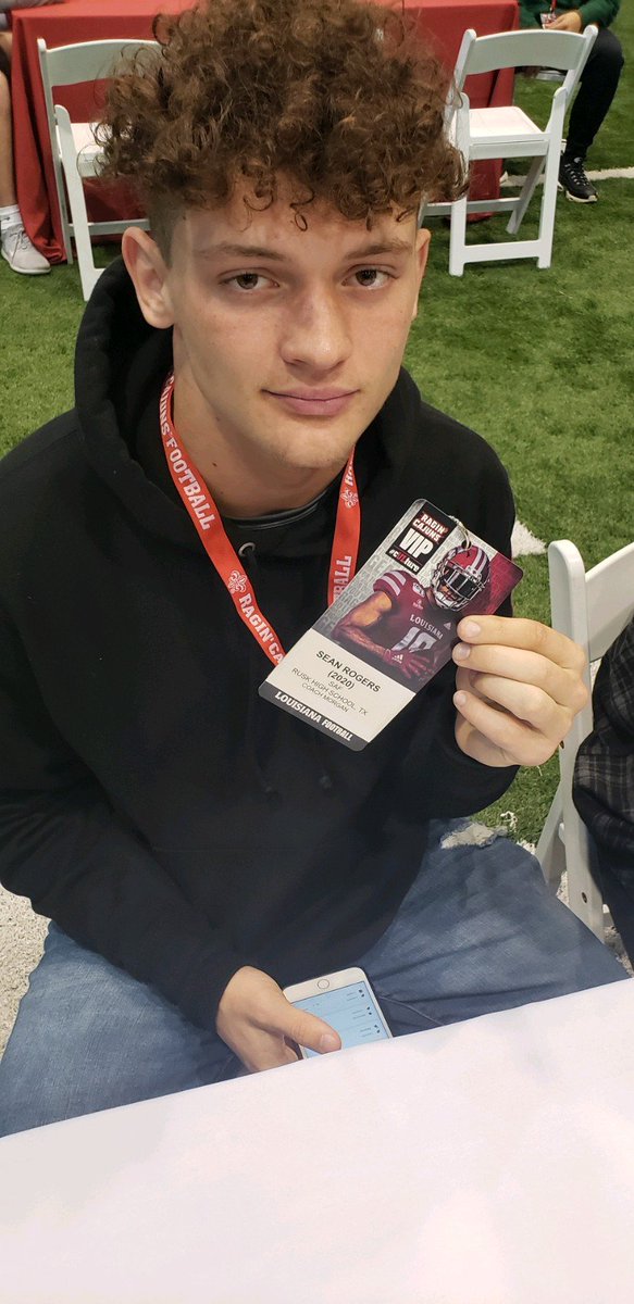 S15Rogers's tweet photo. Made it to University of Louisiana Lafayette #ragincajunfootball #coachmorgan #BlessedAndGrateful https://t.co/bxUUEjgsuN