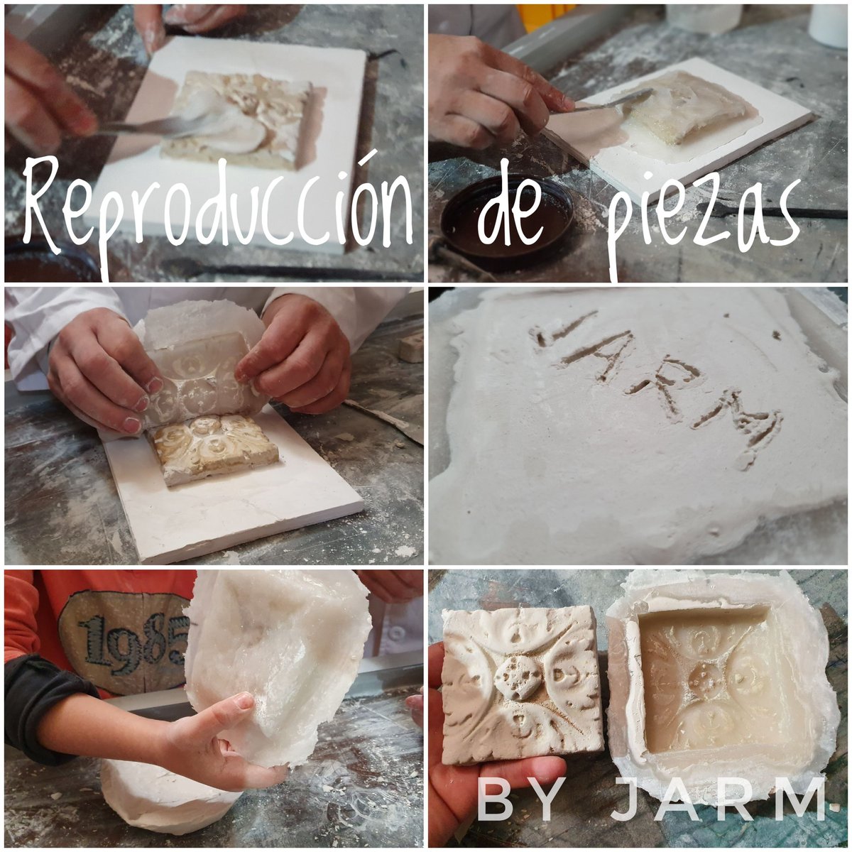 jarm_cartagena's tweet photo. Impresionante taller que han preparado @ARAEpatrimonio y el @AjuntamentAlcoi en las  @AlcoiJornadas de intervención en patrimonio modernista. Técnicas casi perdidas enseñadas por maestros artesanos imprescindibles para poder intervenir correctamente en patrimonio. https://t.co/4Oml1vhtRL