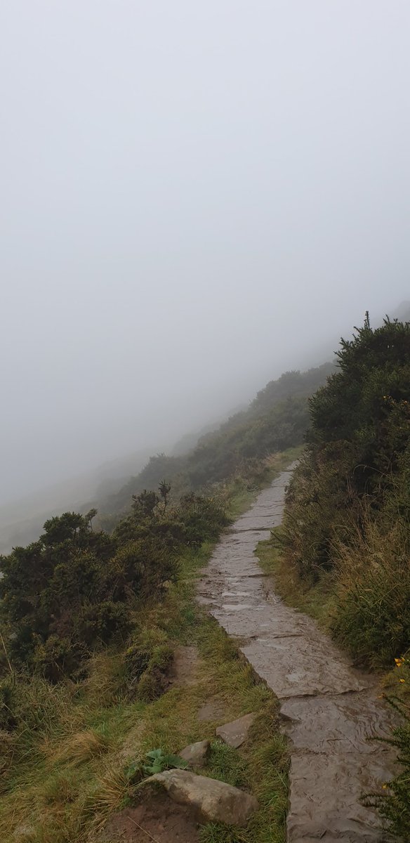 Saturday afternoon hike⛰🍁👣 up #mamtor into #castleton Managed to get lost somehow😅 Blaming the fog! #peakdistrict #ThatCounts