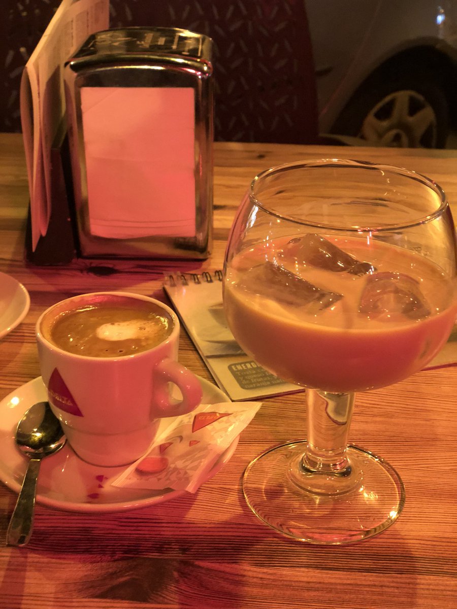 Liliaicha's tweet image. Finishing off the evening with a Baileys and a coffee.
While every other person in the whole of Seville is getting ready for a night out! #oldcodger #earlynight