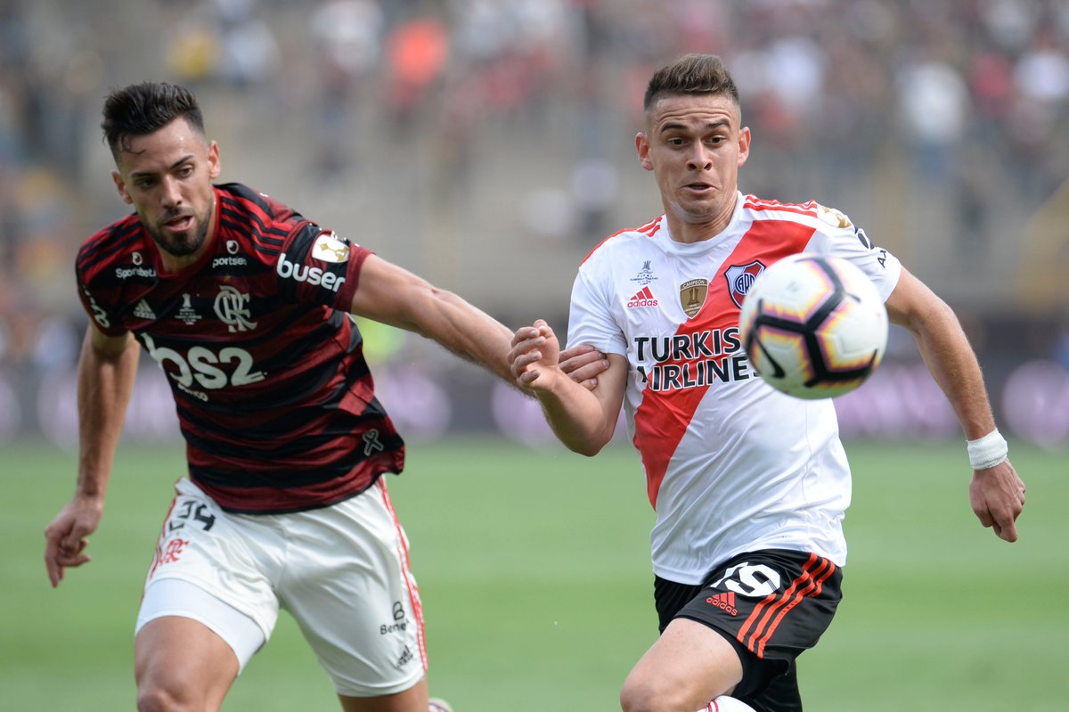 Conmebol Libertadores Twitterissa Fim De Jogo O Flamengo E Campeao Flamengo 2 1 Riverplate Final Da Libertadores Gloriaeterna Https T Co 4smxb6gxmx