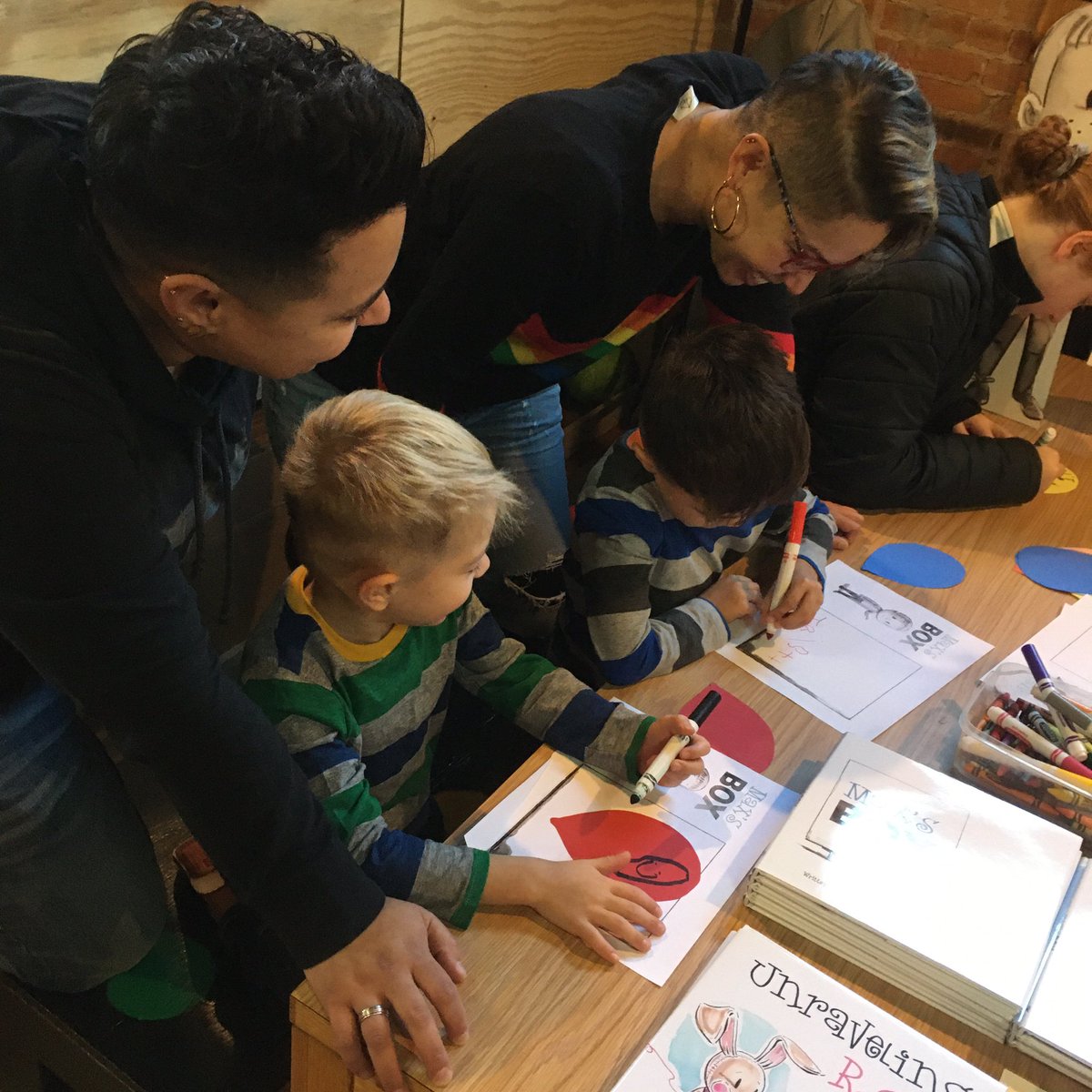 stanberybooks's tweet photo. Thank you @HipocampoBooks and everyone who came out today. I had so much fun sharing “Max’s Box”!!!
Signed copies are available #childrensbooks #emotions #MaxsBox #schifferkids #rochester https://t.co/Zoz3aJ1ufh
