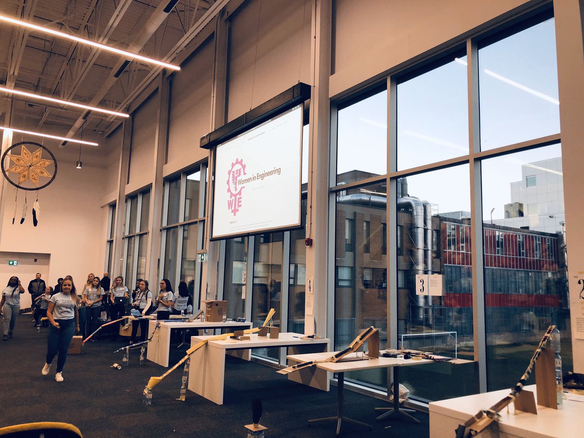 Today was an incredible day to be on Sexton Campus <a href="/DalhousieU/">Dalhousie University</a>. 

<a href="/dalideahub/">@DALideaHUB</a> was buzzing with young women solving design challenges &amp; learning about opportunities in engineering.

The Women in Engineering student volunteers that made this event possible are true role models!