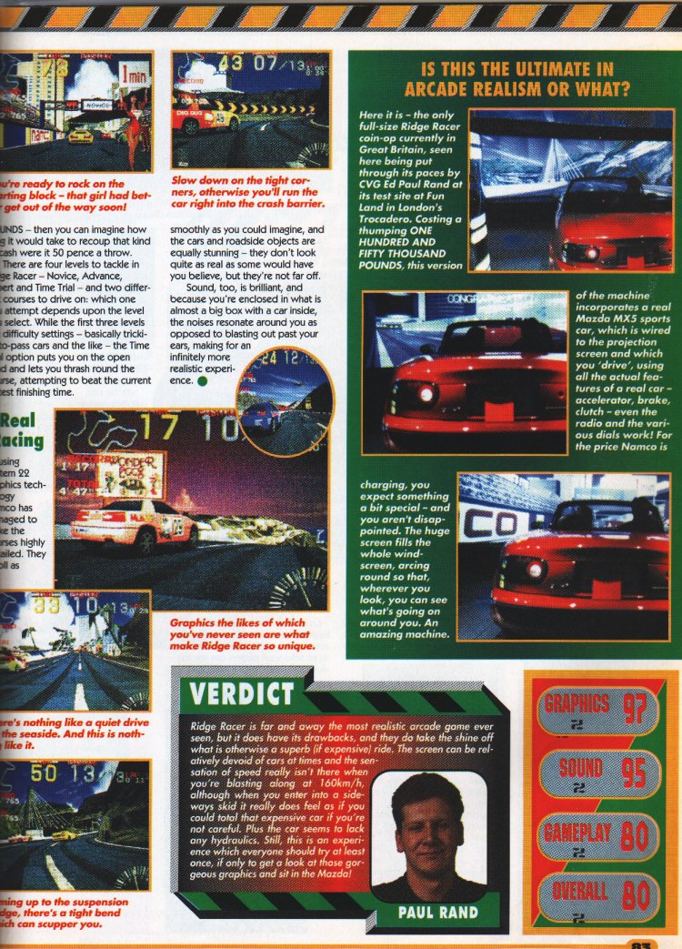 These reviews of multiple games on show at Funland, in the pages of the April 1994 issue of Computer & Video Games, just go to show how big of a deal it was for arcade gamers-