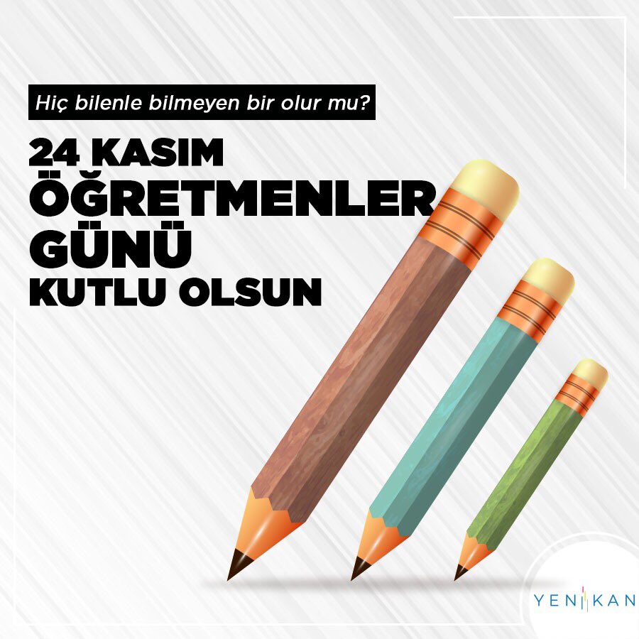 YenikanYazilim's tweet photo. 24 Kasım Öğretmenler Günü kutlu olsun. #YenikanYazılım #YNKN

#24Kasım #24ÖğretmenlerGünü #ÖğretmenlerGünü https://t.co/39s7b7iqtf