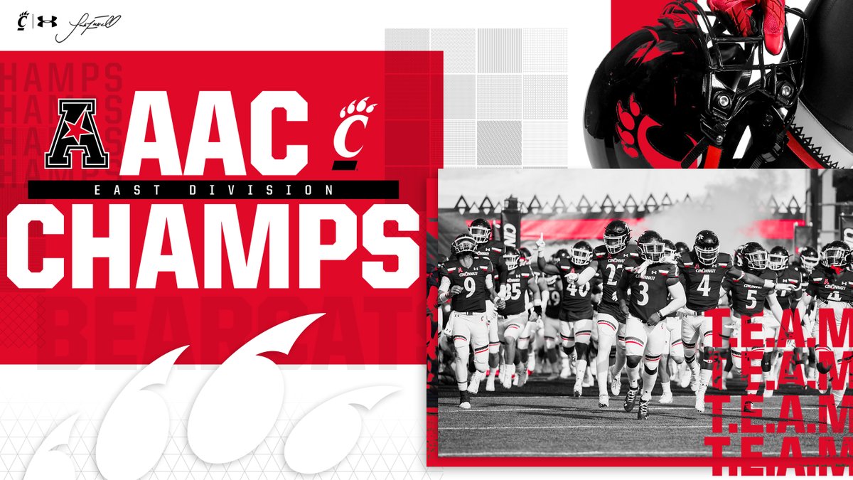 GoBearcatsFB's tweet image. THE EAST IS OURS!

#Bearcats