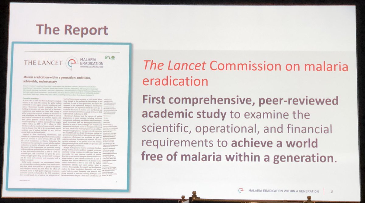 TrendsParasitol's tweet photo. Inspiring section on @TheLancet Commission on #Malaria Eradication @ASTMH the trajectory, biological challenge and innovations, operation, and financing @peterGething @winnieMpanjn #TropMed19 #IamTropMed #ASTMHinclusion @LancetGH @TheLancetInfDis https://t.co/F5BIdR1AdF