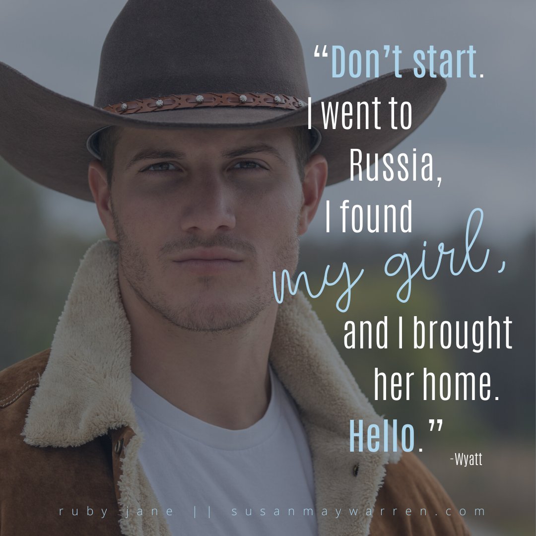 SusanMayWarren's tweet photo. Wyatt is over his brothers giving him a hard time!! Ruby Jane releases Nov 26 and is available at the special pre-order only price of $4.99 now: https://t.co/UQMD6oKIDP #rubyjane #montanamarshalls #comingsoon #finaladventure https://t.co/g9s0tRmFlB