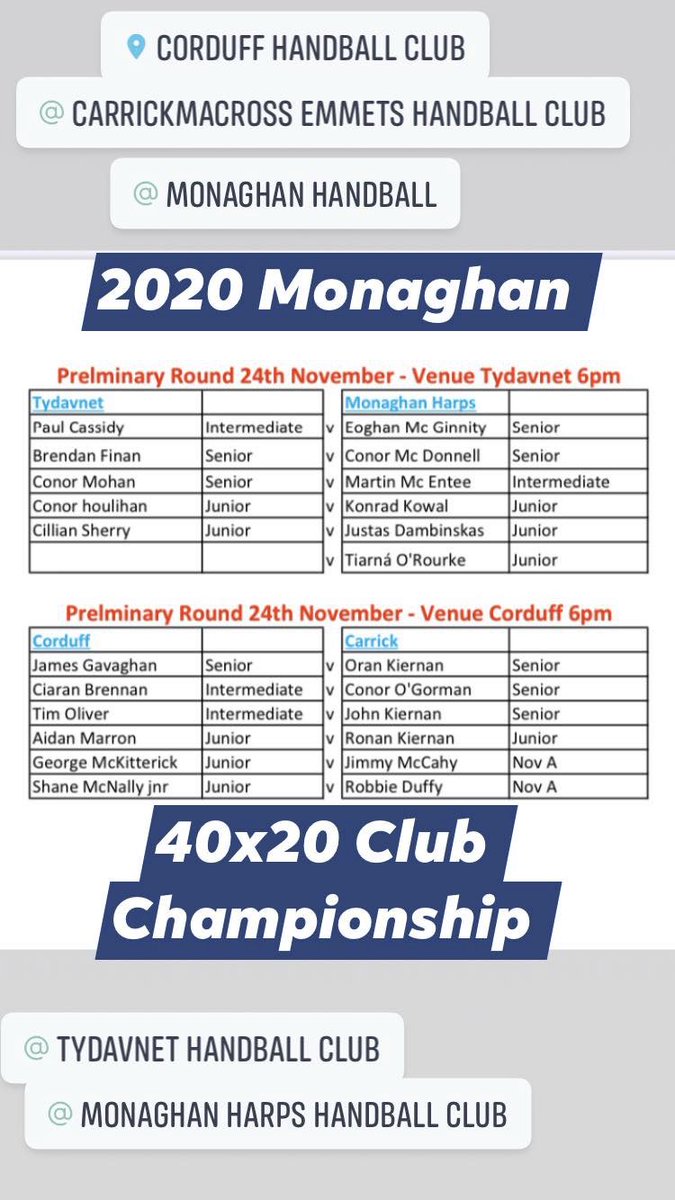 Corduff GAA Handball Club tweet media