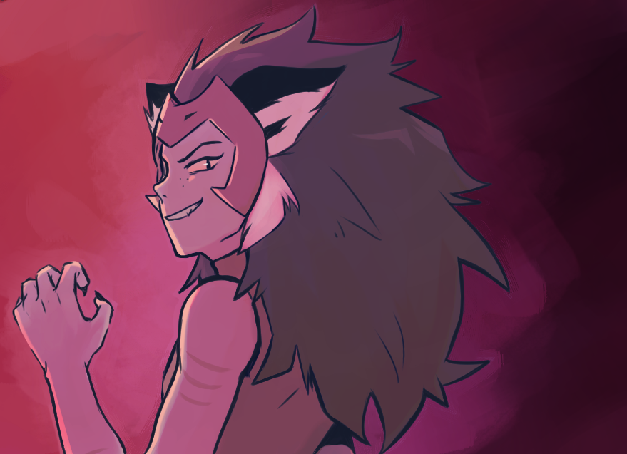 kaiyamon's tweet photo. "my cat from hell" but it's actually she-ra s3 https://t.co/aDb1saOaZx