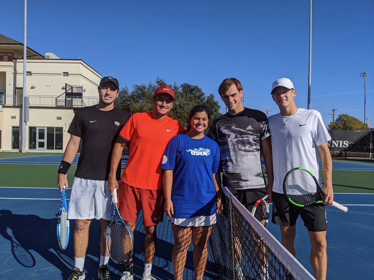 DropShot_Series's tweet photo. Here. We. Go. After a long week of tennis it comes down to the Doubles Finals. Spirrizzi and Zink take on Butsch and Dempster for the trophy. 🏆 This is going to be good. #championship #Austin #USTA #tennis #serve #forehand #ATP #utaustin #DropShotATX #ATXMensProTennisOpen19 https://t.co/3xe3GrglGw