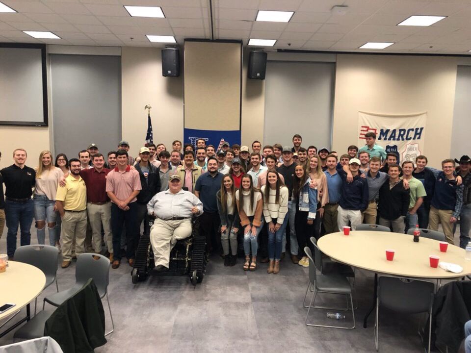 We are very proud to present our veteran with his new Track Chair! It is tremendous to see all our hard work and efforts pay off in such a rewarding and uplifting way. Big thank you to everyone who supported us and The Independence Fund along the way. God bless America.