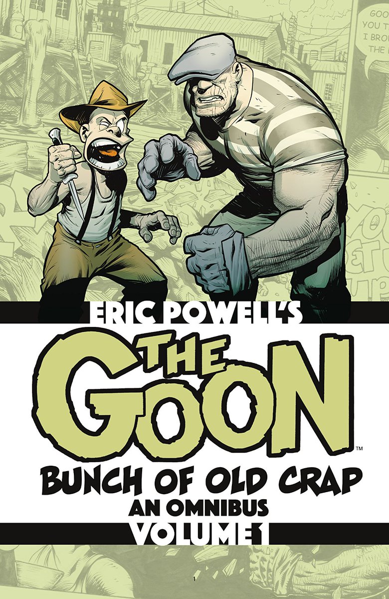 61. THE GOON VOLUME 1 TP: A RAGGED RETURN TO LONELY STREET! By  @goonguy,  @arlir,   #TracyMarsh and   #AndreaSmithAn incredible pulpy crime horror packed full of comedy.A gem on any bookshelf