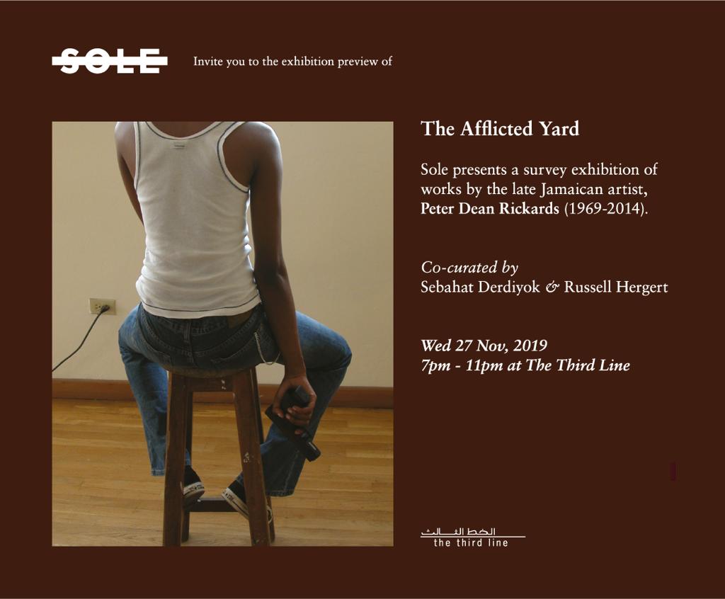 The Afflicted Yard - <a href="/soledxb/">SOLE</a> presents in advance of the premiere culture and lifestyle festival in #Dubai, an exhibition of the #Jamaican artist, Peter Dean Rickards (1969-2014), at @thethirdlinedxb.

Info: soledxb.com/allarticles/20…