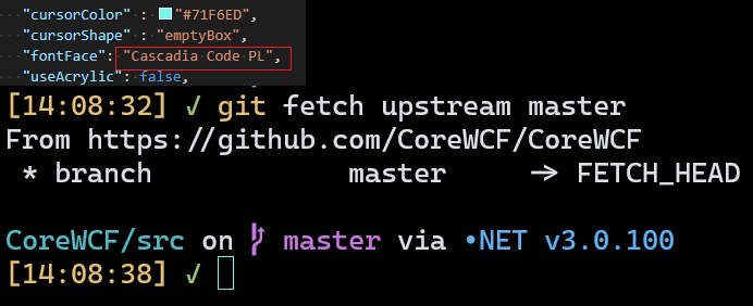 😃 #CascadiaCode now with powerline symbols! #WindowsTerminal just keeps getting better...and it's not even at 1.0!