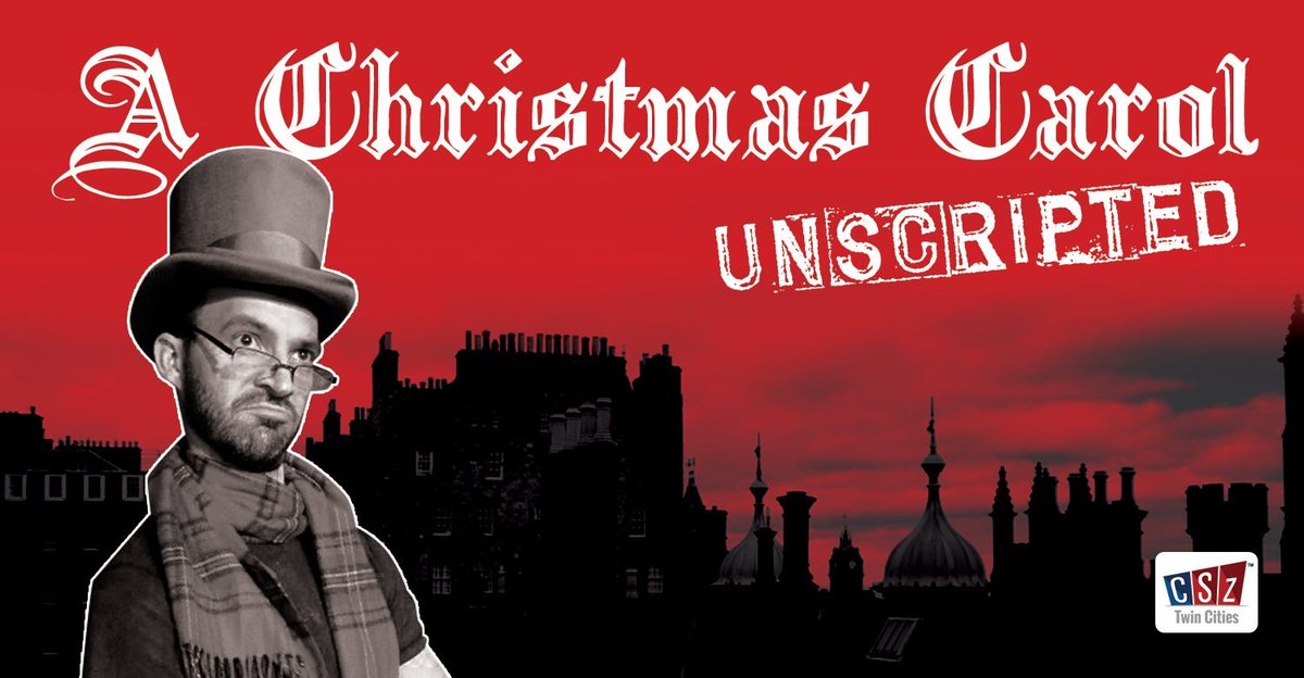 Get a taste of the holidays before you taste your turkey with A Christmas Carol Unscripted tonight at 10:30pm at <a href="/hugetheater/">HUGE Theater</a>! Bring your bah-humbugs, but don't bring the kids! Tickets here: csztwincities.com or at the door. 🎄