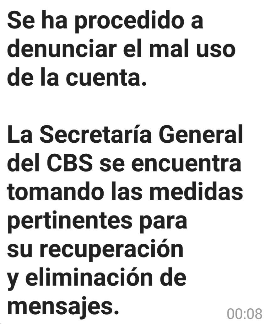 Comandantecbs's tweet photo. En horas de la noche del sábado 23 de noviembre, la Cuenta de Twitter @CBSantiago fue hackeada y cambiada su nombre, generándose posteriormente mensajes en contra de autoridades e instituciones. https://t.co/Ix6CAC9DdA