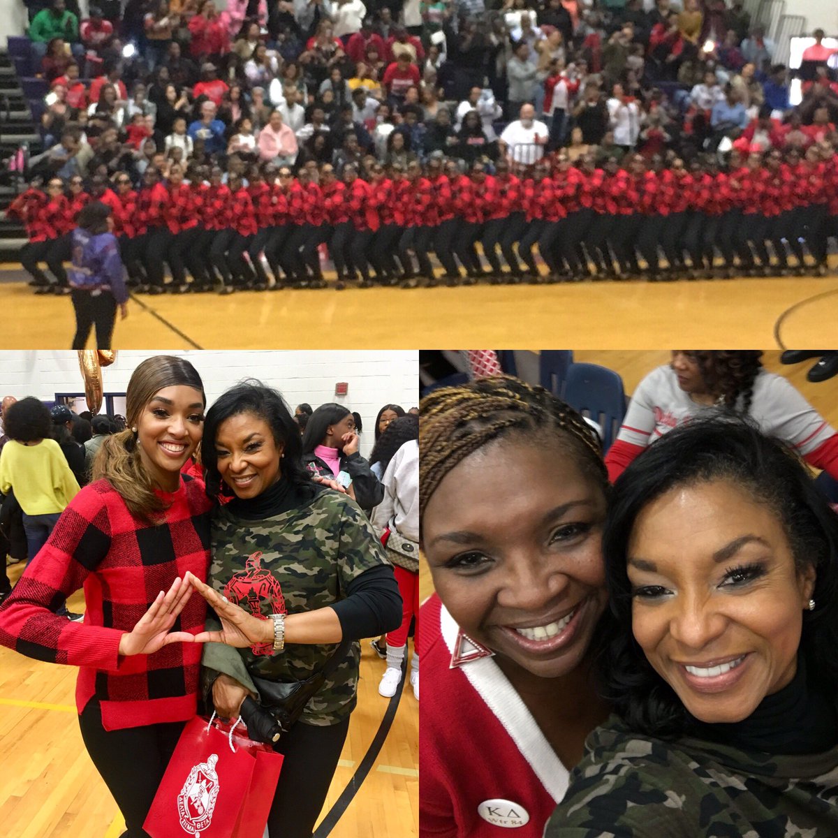 Shaunya_Chavis's tweet photo. Allow me to introduce you to my newest sisters of Delta Sigma Theta Sorority, from my Kappa Delta Chapter at WG. I enjoyed my day w/42 DegreesofDSTinction 🔺🐘❤️. Added bonus was taking my niece Storm to her 1st New Initiate Presentation hanging out w/my closest friends. #KDMade https://t.co/samoAlDRmJ