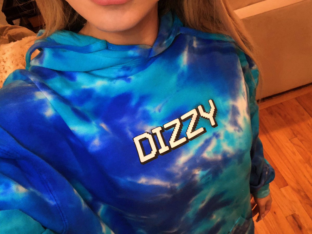 dizzy tie dye hoodie