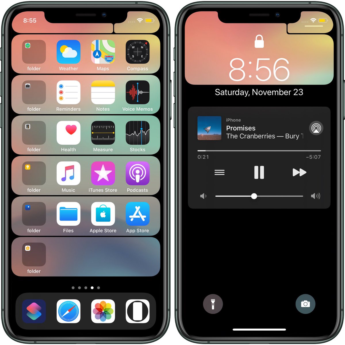 Hide Mysterious Iphone Wallpsper 不思議なiphone壁紙 ベゼルの棚壁をios 13 2に対応させました The Bezel Shelf Wallpaper Is Now Available On Ios 13 2 T Co Qnyalqu1jy