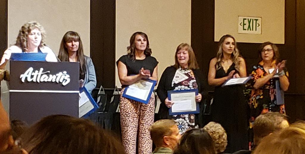 Our own Linda Gilkerson receiving award as Certified Public Official at NASB # dcsdlrnr