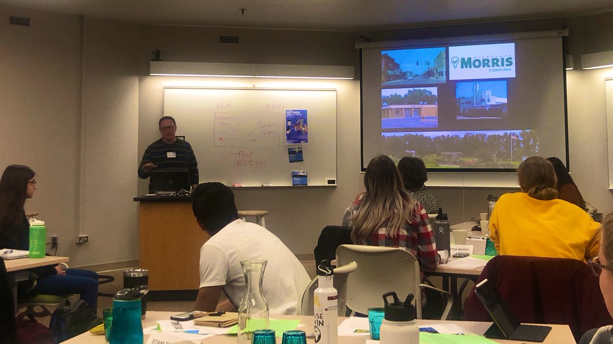 Also had the pleasure today to hear from <a href="/UMNMorris/">University of Minnesota Morris</a>’s very own Troy Goodnough talk about the wonderful #MorrisModel and the need for relationship building. 

It was great to see how many people were wowed and inspired by our community!